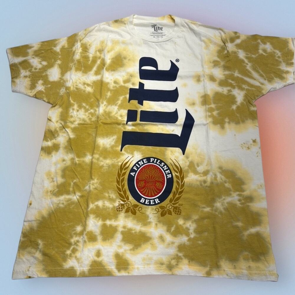 MILLER LITE Men’s XL Tie Dye T-Shirt